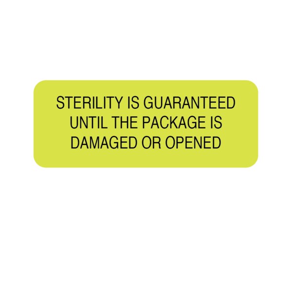 Nevs Sterility Is Gauranteed Until 7/8" x 2-1/4" Flr Chart w/Black CS-3753 - main